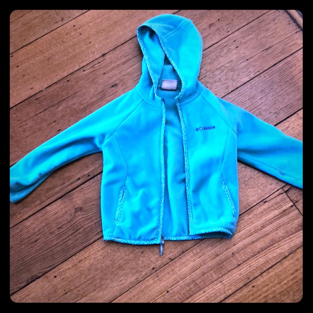 Columbia hooded 4t fleece jacket